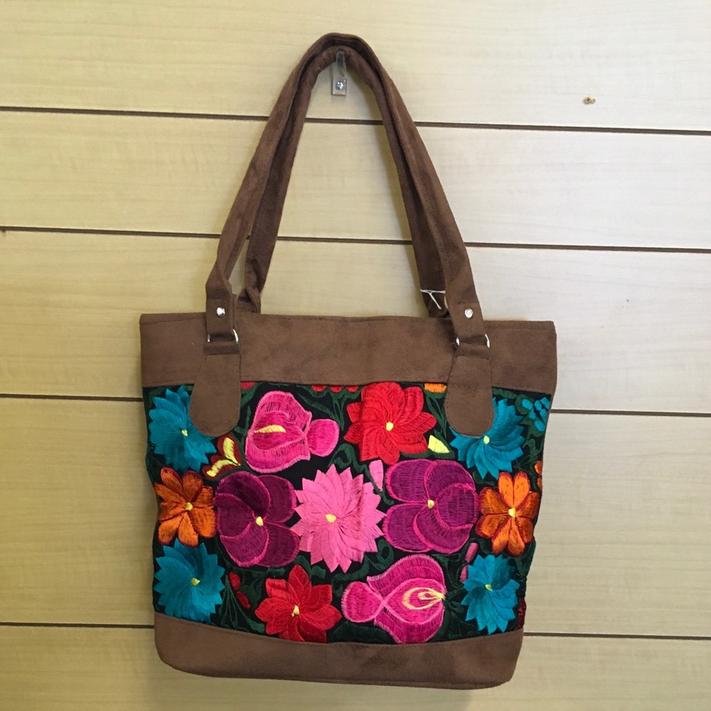 Mexican embroidered purse